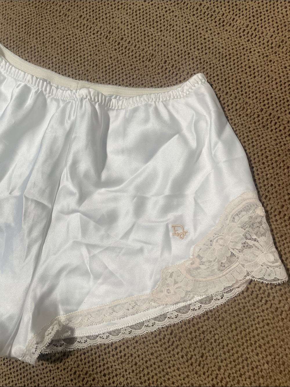 CHRISTIAN DIOR LACE SHORTS
